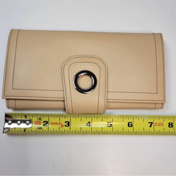 Bally Genuine Leather, Long Wallet, Cream, Made in Italy - Picture 5 of 14